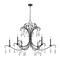 Z-Lite Amara Chandelier, 6-Light, 58.75 In.W x 34 In.H, Matte Black/ 3039-59MB - alternate 2
